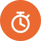 Spray-rig fill-time stopwatch icon